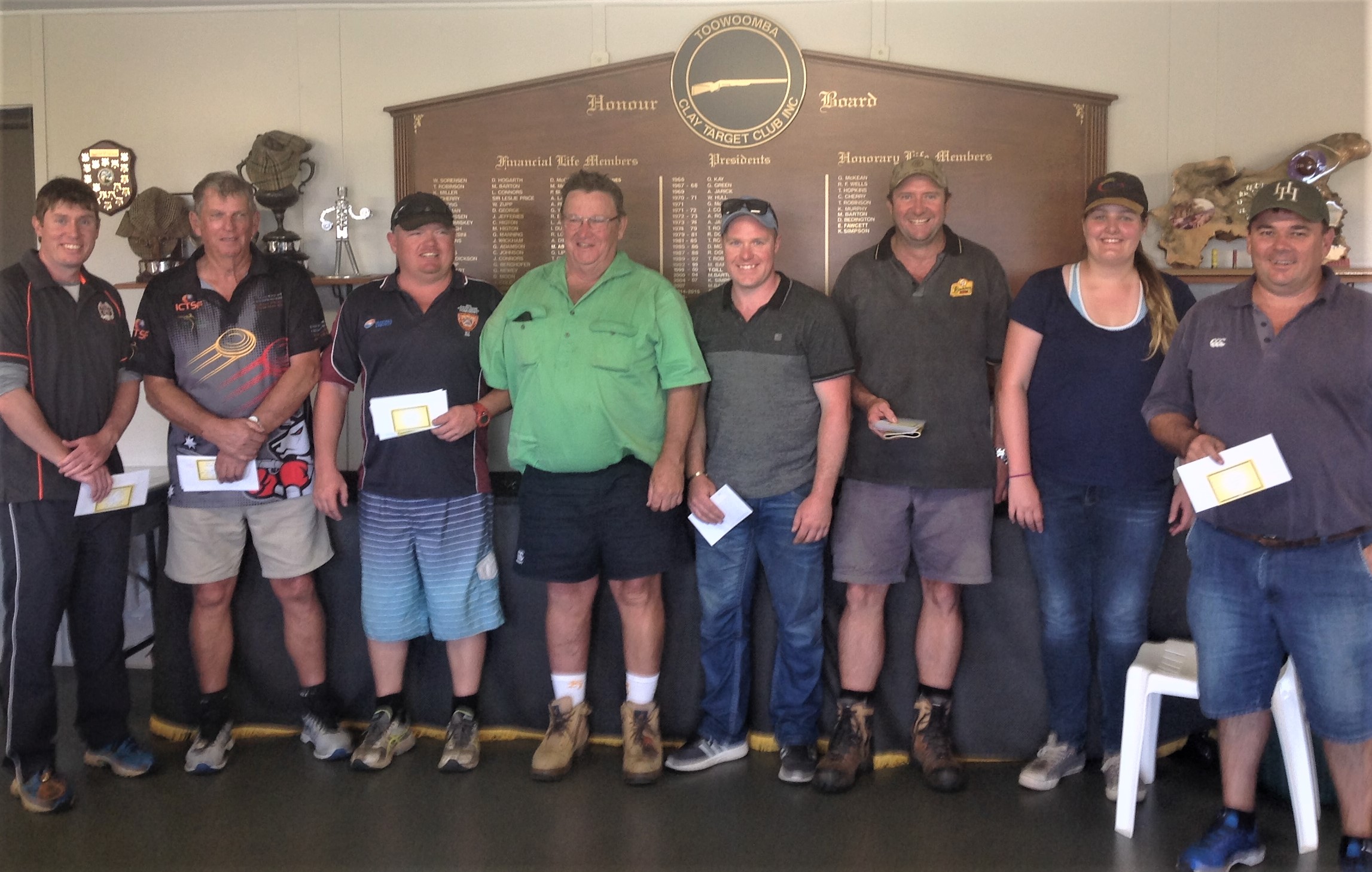 April Monthly Trap Shoot Winners 2018