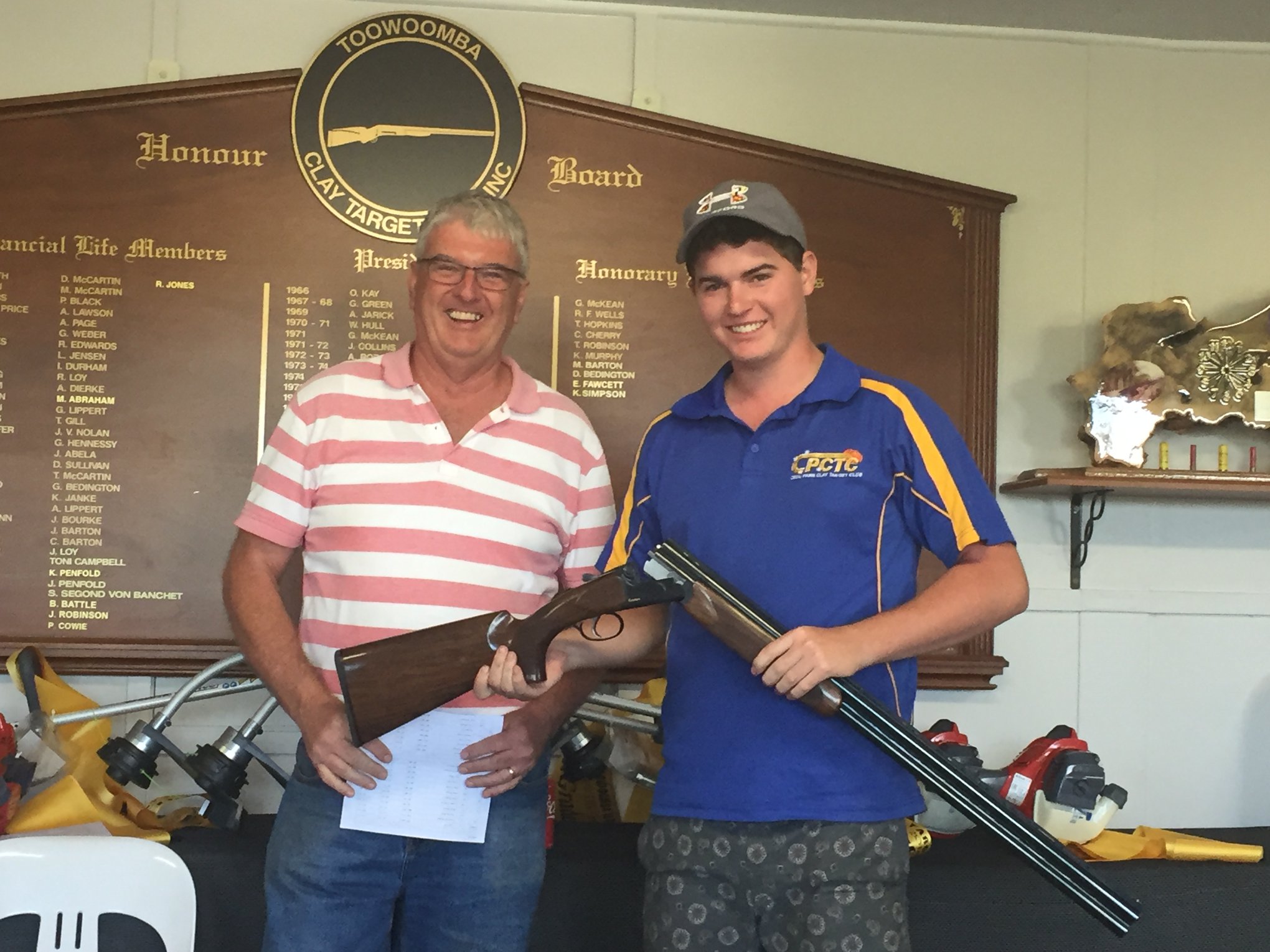 Thomas Brett with Zoli Kronos Shotgun (loaned by Cam Brown winner of last year\'s Handicap Event).