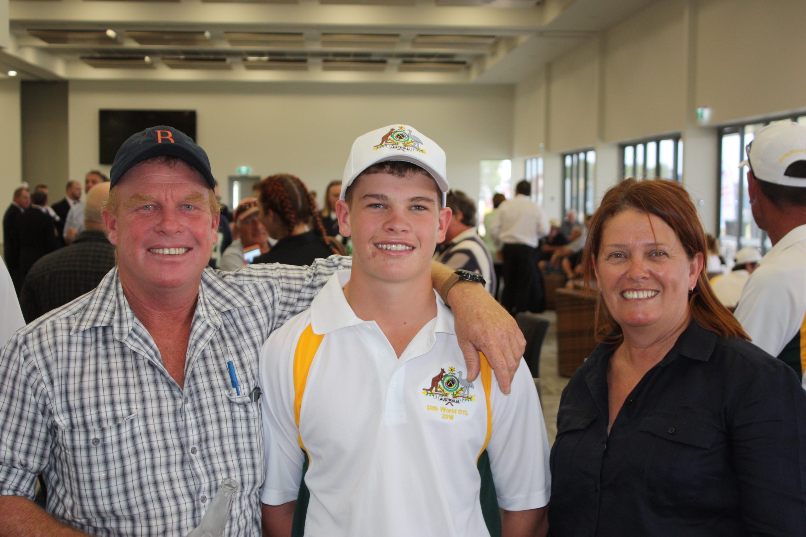 Harry, Sandy and Karen - National Junior Team