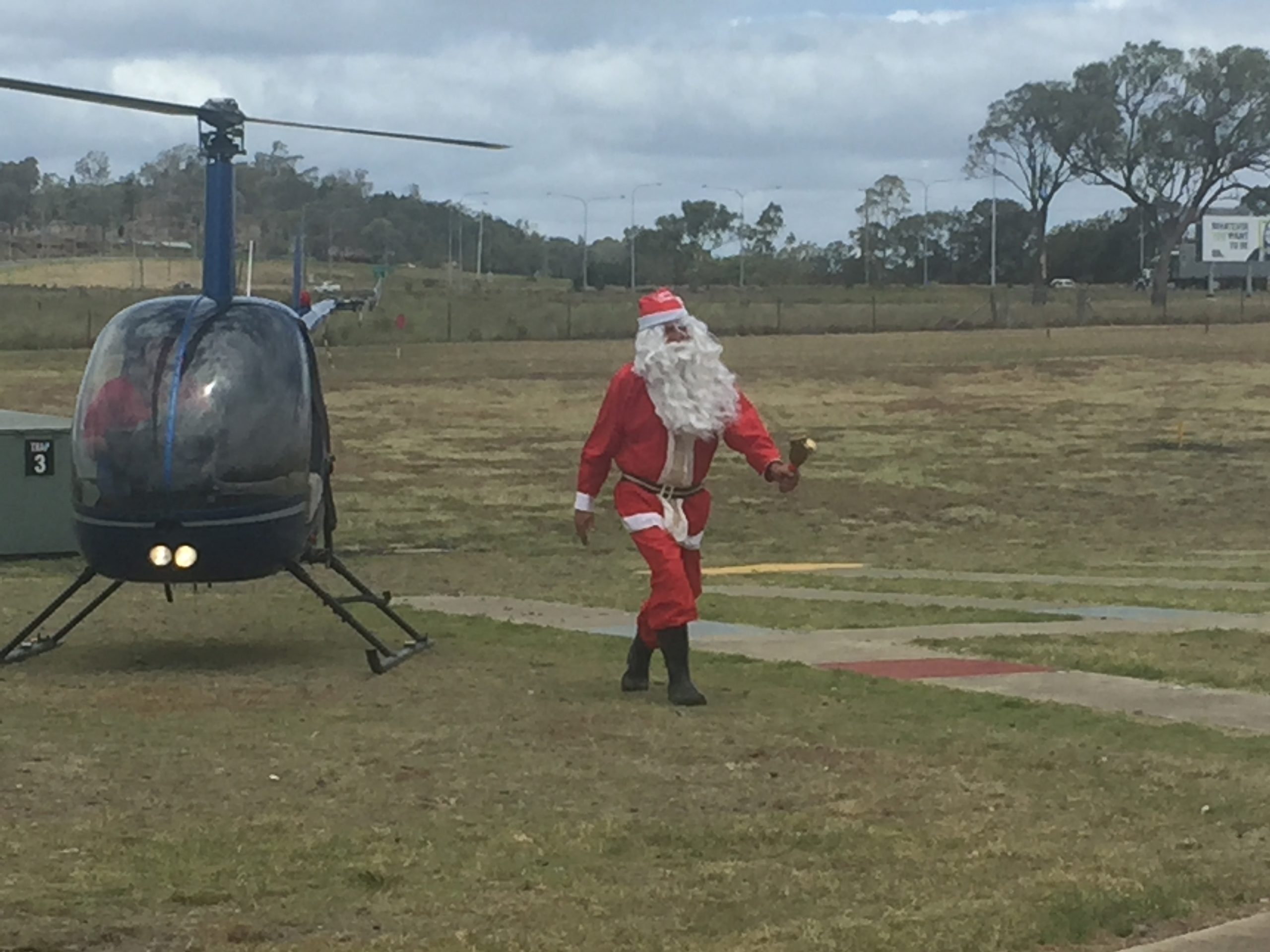 Helicopter Santa - 2018